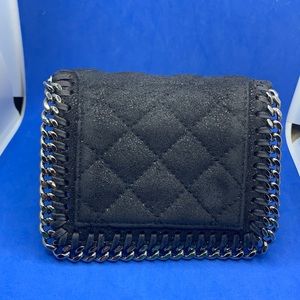 Stella‎ McCartney Falabella Small Wallet Whipstitch Chain Bronze